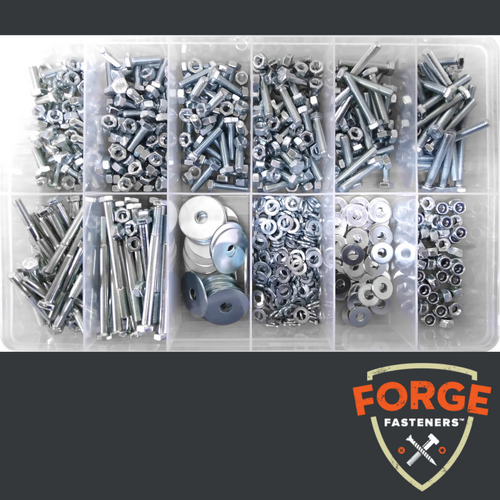 KIT BOLT/NUT/WASHER 8.8 ZP M6